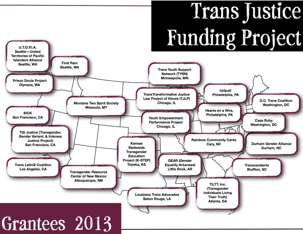 TJFP Grantee Map 2013