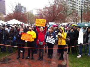 Black and Pink at Jobs Not Jails rally